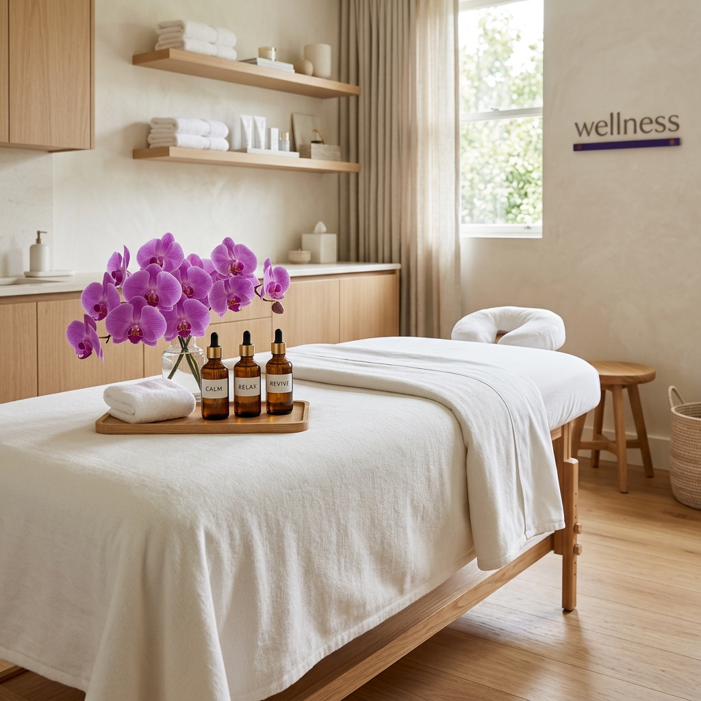 Pregnancy massage clinic room